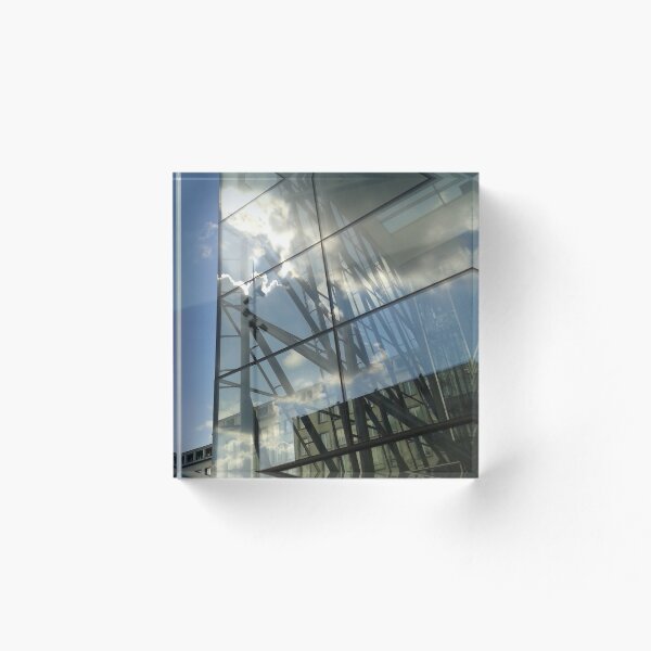 Item preview, Cloud trace on glass building designed and sold by myriam eyann.