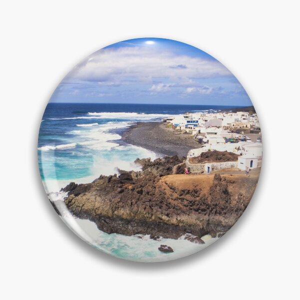 Item preview, A view of El Golfo in Lanzarote designed and sold by Ann Biddlecombe.