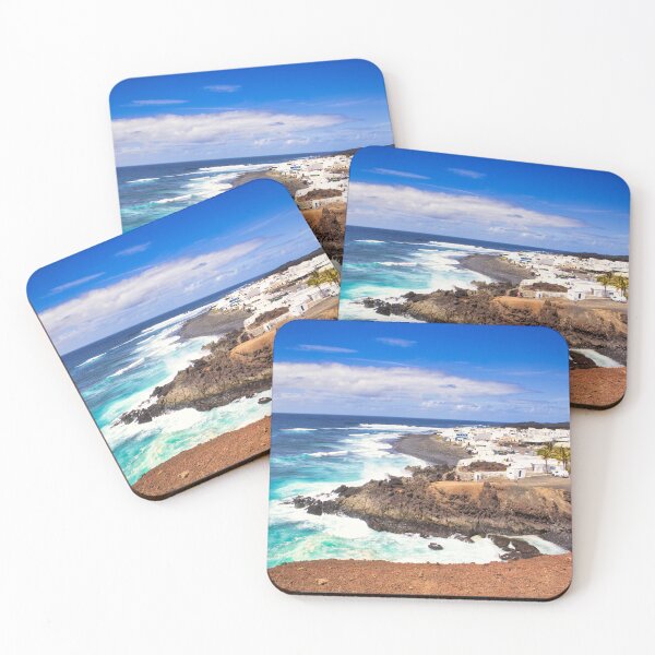 Item preview, A view of El Golfo in Lanzarote designed and sold by Ann Biddlecombe.