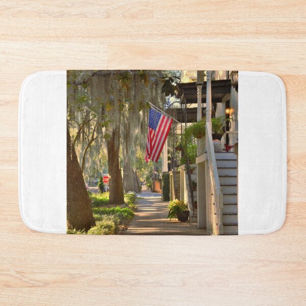 Item preview, American Flag Flying In Savannah Georgia designed and sold by LisaWootenPhoto.