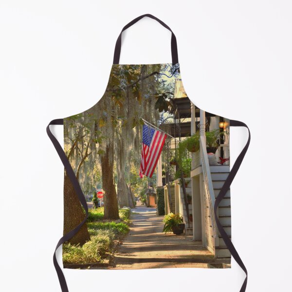 Item preview, American Flag Flying In Savannah Georgia designed and sold by LisaWootenPhoto.
