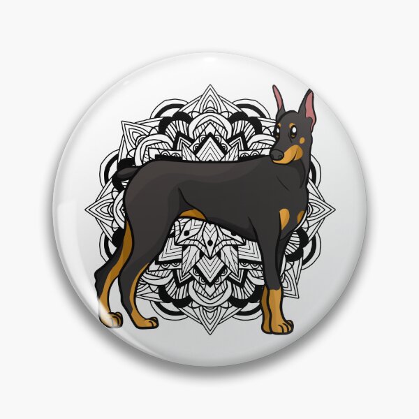 Artikelvorschau, Dobermann-Mandala entworfen und verkauft von Ahenix.