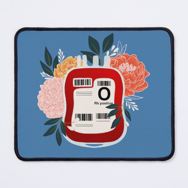 Item preview, Floral O Positive designed and sold by Lindsey Seymour.
