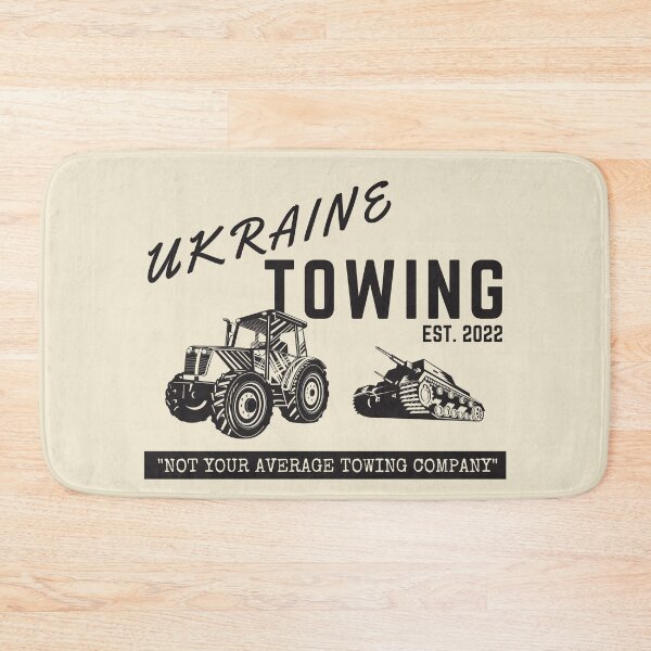 Item preview, Ukraine Towing-Tractor vs Tank Ukraine-Ukraine-Human Rights-World Peace-Tow Truck Driver-Stop War-Rock Paper Scissors designed and sold by SighFly52.