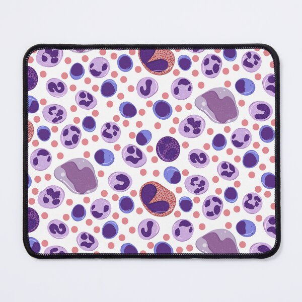 Item preview, Large White Blood Cell Pattern designed and sold by Lindsey Seymour.