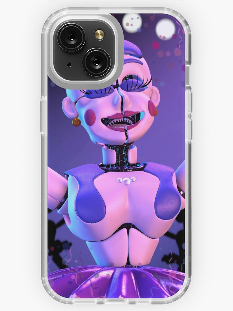 Fnaf Sfm Ballora and Minireenas fanart iPhone Case