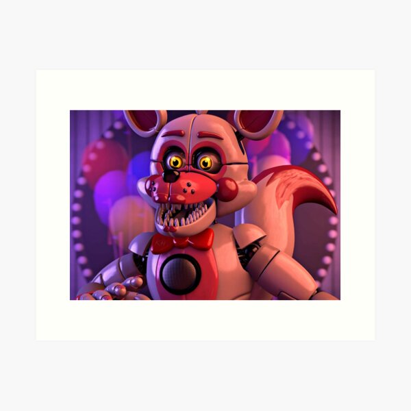 Funtime Foxy FNAF, an art print by Soaptastico - INPRNT