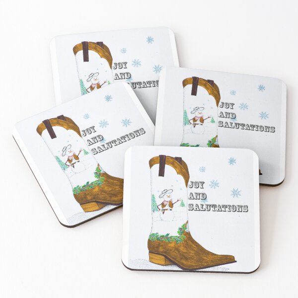 Item preview, Joy and Salutations Boot designed and sold by MoreGoodArt.