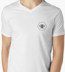 Camiseta para hombre de cuello en v Manchester Bee