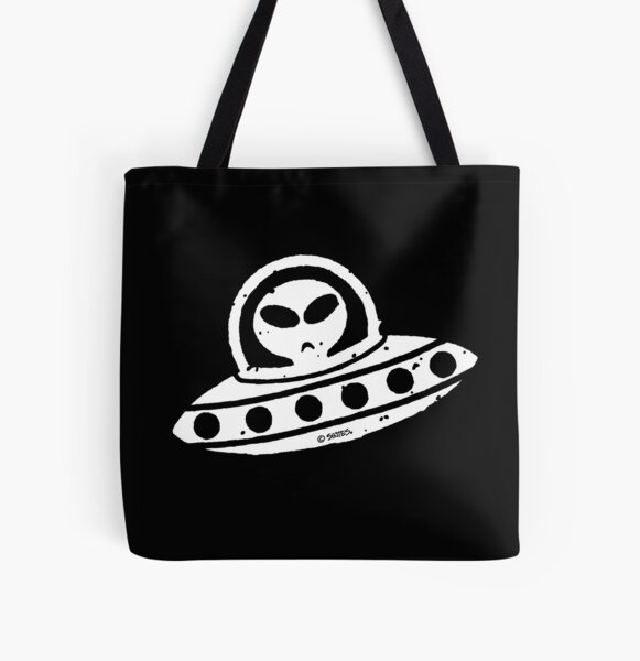 UFO Bolsa estampada de tela