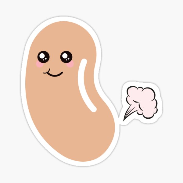 "Baked beans farting" Sticker for Sale by TeeCouples Redbubble