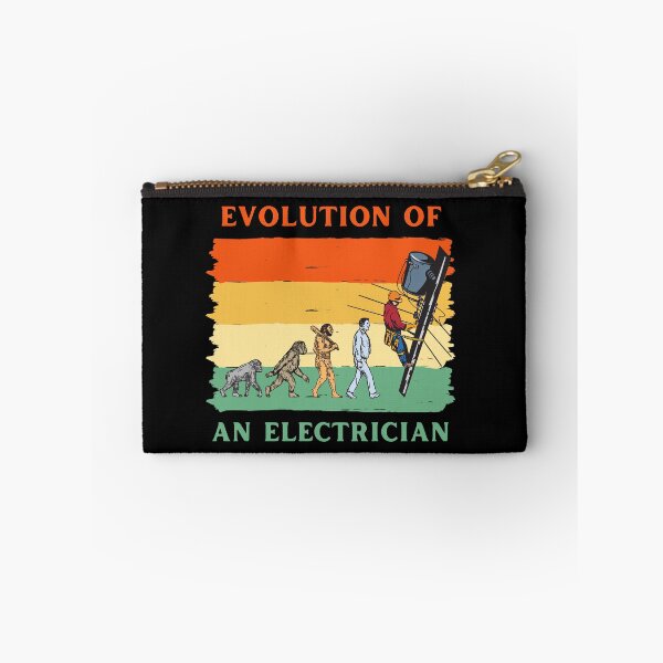 Item preview, Evolution of Electrician, Lineman | Electrician Gift, Funny Art for Electrical Workers designed and sold by EngineersArt.