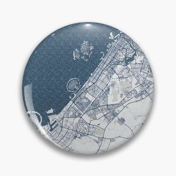Item preview, Dubai City Map of the United Arab Emirates - Coastal designed and sold by deMAP.