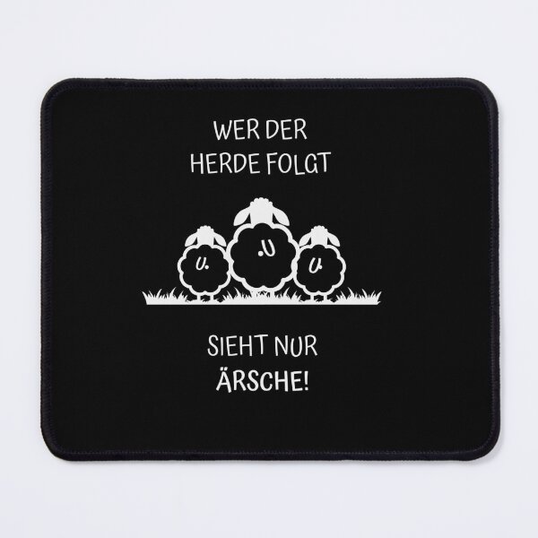 Item preview, Sheep - Whoever follows the flock only sees butts designed and sold by Shirt-Designs.