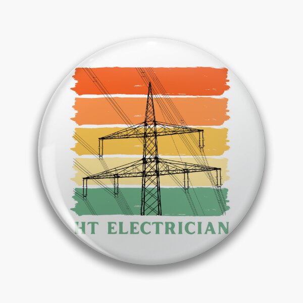 Item preview, HT Electrician, Lineman | Electrician Gift, Electricity Transmission Tower Art for Electrical Workers designed and sold by EngineersArt.