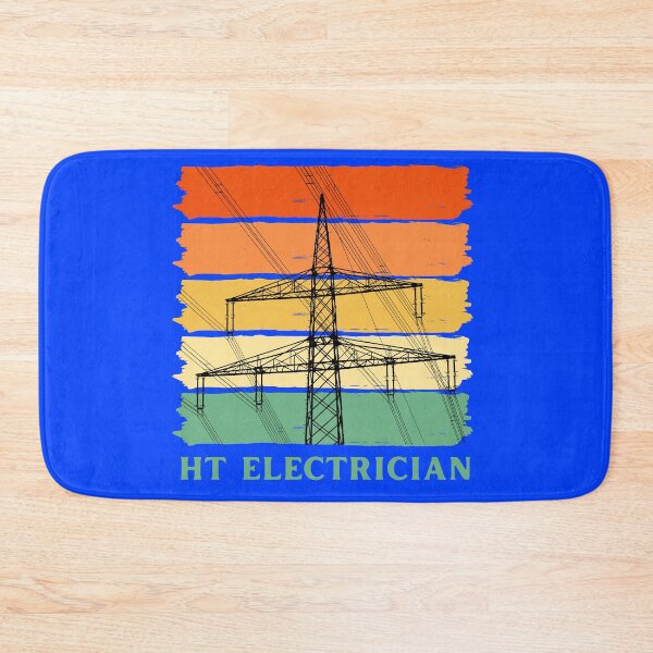 Item preview, HT Electrician, Lineman | Electrician Gift, Electricity Transmission Tower Art for Electrical Workers designed and sold by EngineersArt.