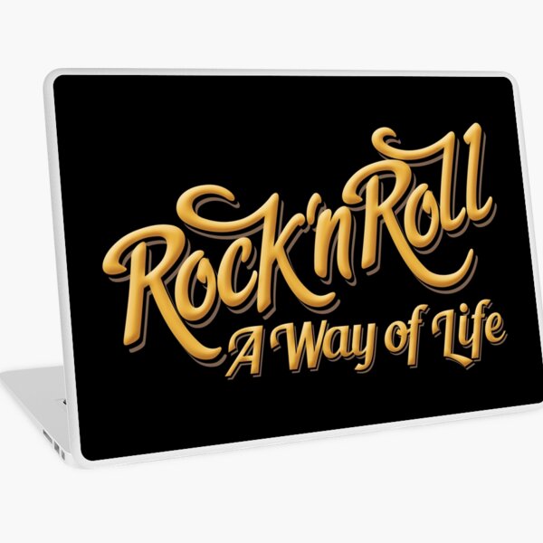 Rock & Roll WOL Vinilo para portátil