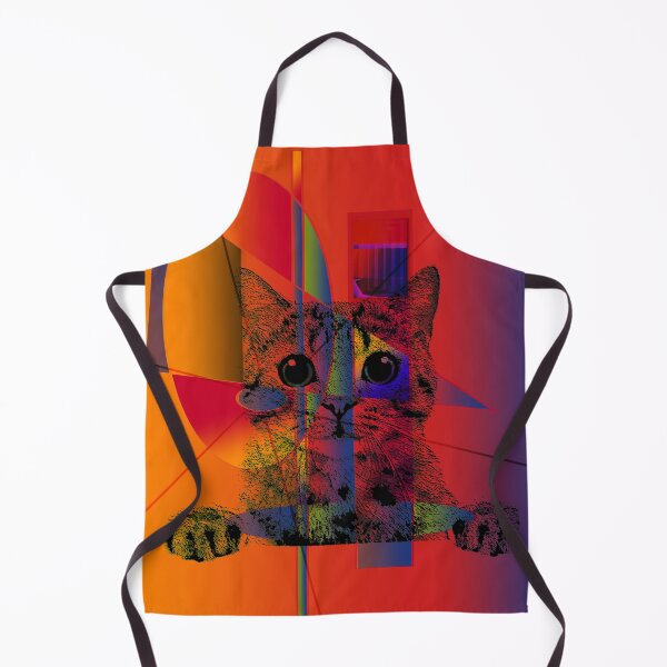 Item preview, Hypnosis Cat - Colorful Abstract designed and sold by tinytiger77.