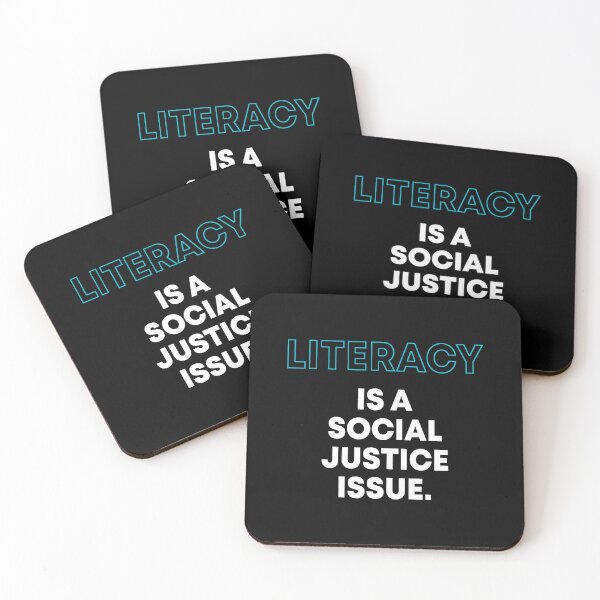 Item preview, Literacy is a social justice issue designed and sold by LandaMacorn.