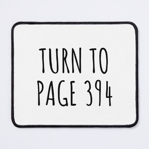 Item preview, Turn To Page 394 designed and sold by PinkPerfect.