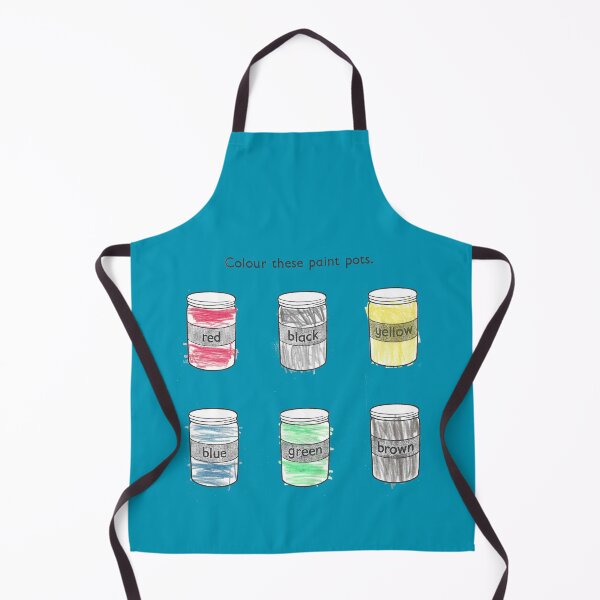 Item preview, Read, Write and Draw - Colour These Paint Pots - designed and sold by waltzermitty.