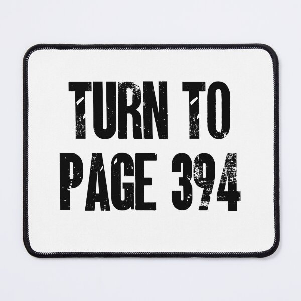 Item preview, Turn To Page 394 designed and sold by PinkPerfect.