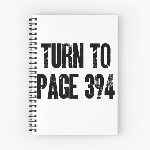 Item preview, Turn To Page 394 designed and sold by PinkPerfect.