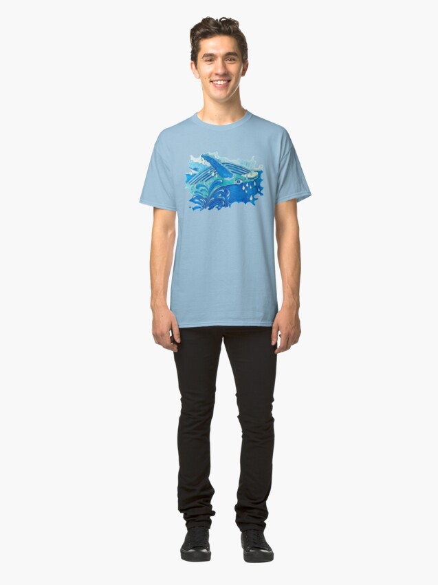Alternate view of JOYOUS HUMPBACK WHALE Classic T-Shirt