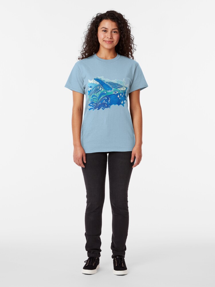 Alternate view of JOYOUS HUMPBACK WHALE Classic T-Shirt