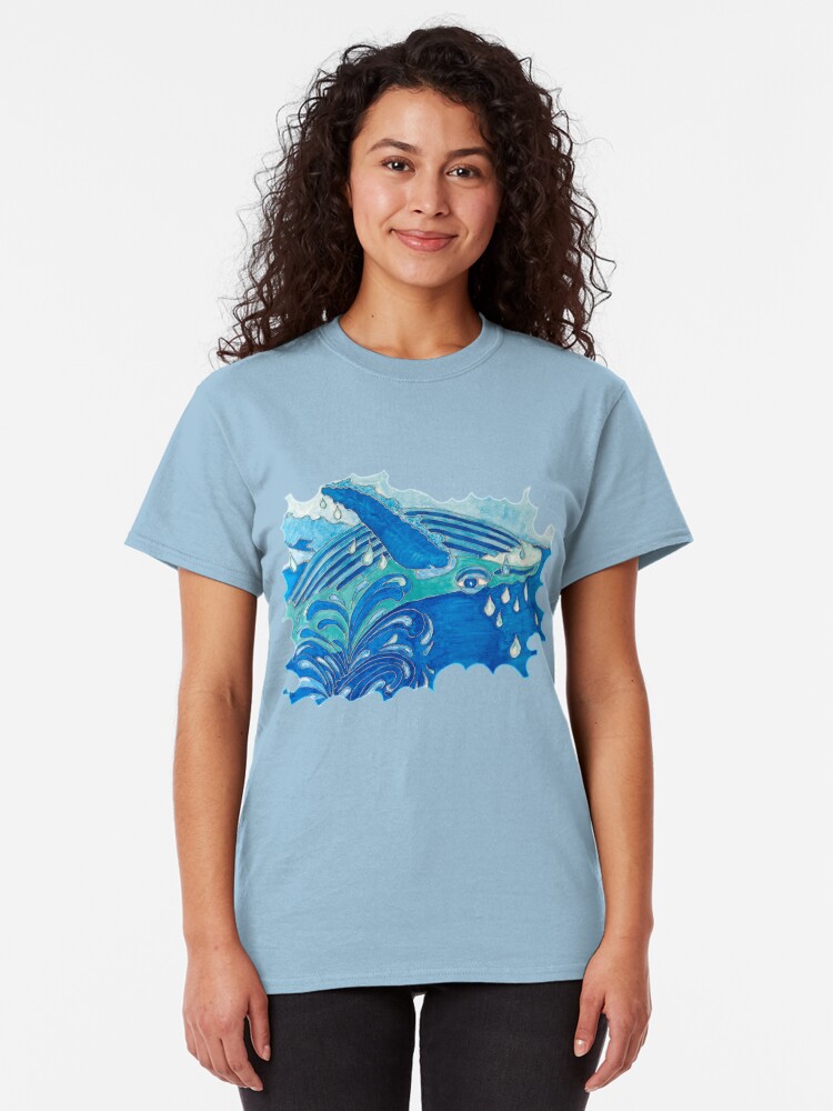 Alternate view of JOYOUS HUMPBACK WHALE Classic T-Shirt