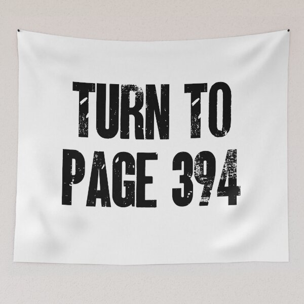 Item preview, Turn To Page 394 designed and sold by PinkPerfect.