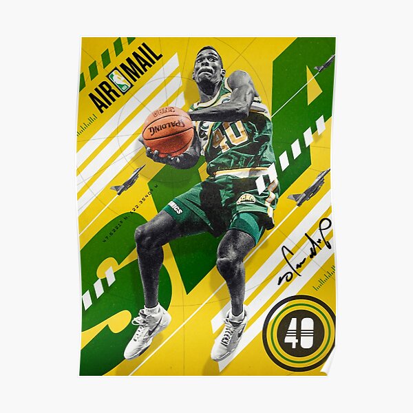 Shawn Kemp  Reign Man  Poster for Sale by HazlettTLH