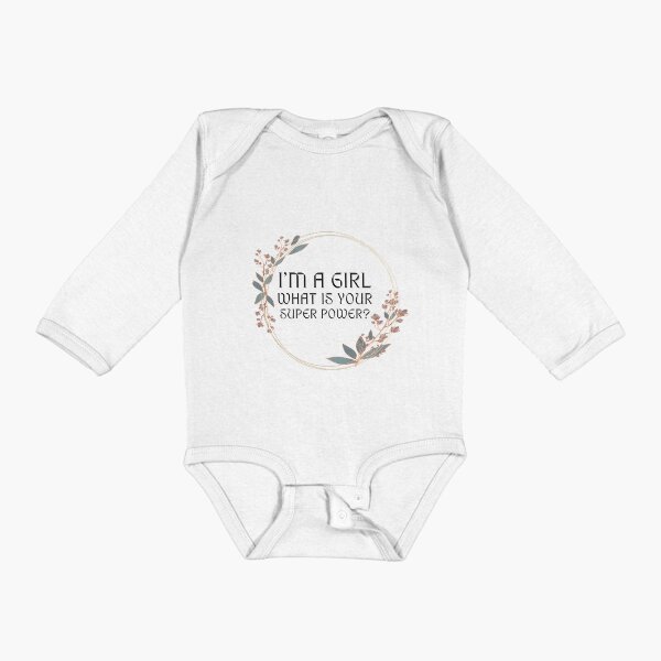 Item preview, I'm a girl. What's your superpower? designed and sold by TeeCouples.