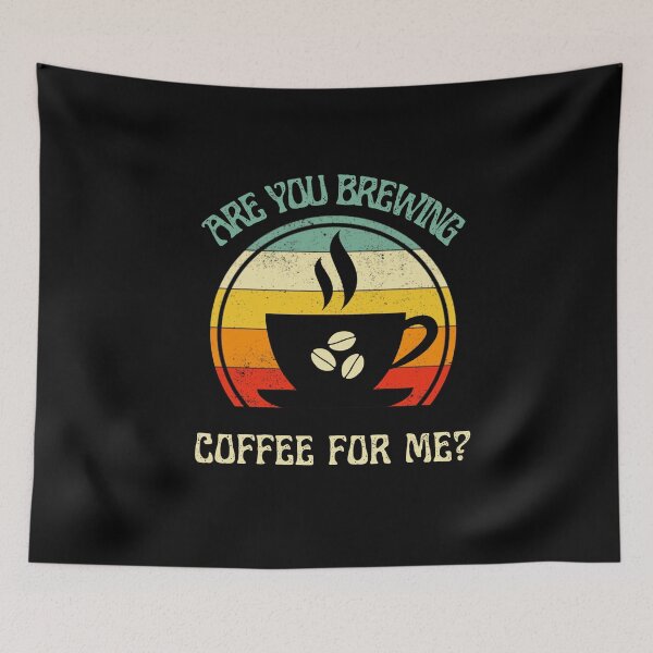 Item preview, Are you brewing coffee for me? - vintage retro sunset designed and sold by rmpk101.