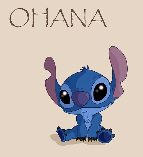 "OHANA" Poster by atelierruby | Redbubble