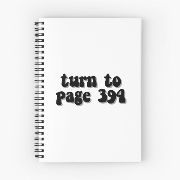 Item preview, Turn To Page 394 designed and sold by PinkPerfect.