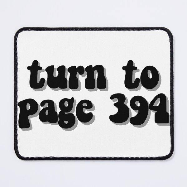 Item preview, Turn To Page 394 designed and sold by PinkPerfect.