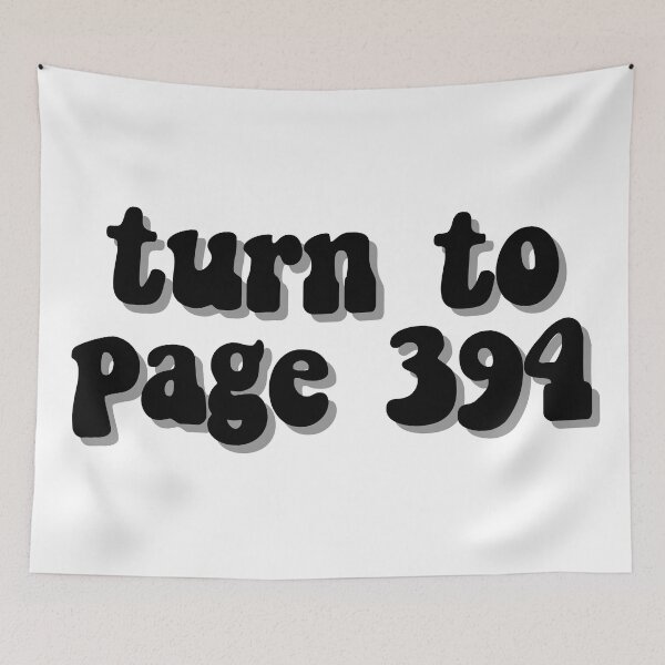 Item preview, Turn To Page 394 designed and sold by PinkPerfect.