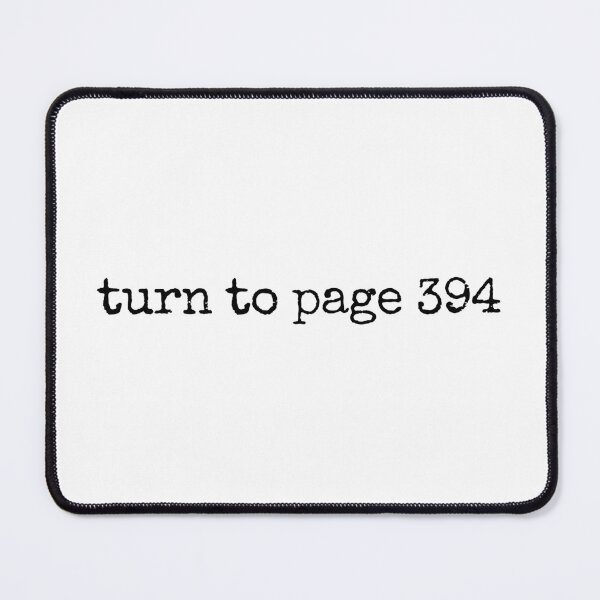 Item preview, Turn To Page 394 designed and sold by PinkPerfect.