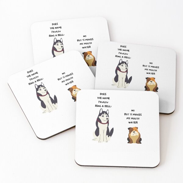 Item preview, Funny Ivan Pavlov husky dog bulldog Saying Humor Design Quote designed and sold by selfesteeem.
