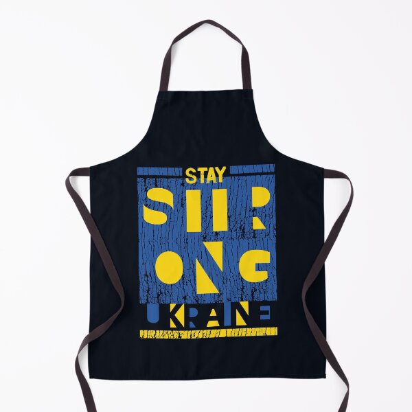 Item preview, Blue and Yellow Ukraine Flag Colors Distressed STAY STRONG UKRAINE Grunge Typographic Quote to Support Ukraine and Ukrainians designed and sold by zenturtlemerch.