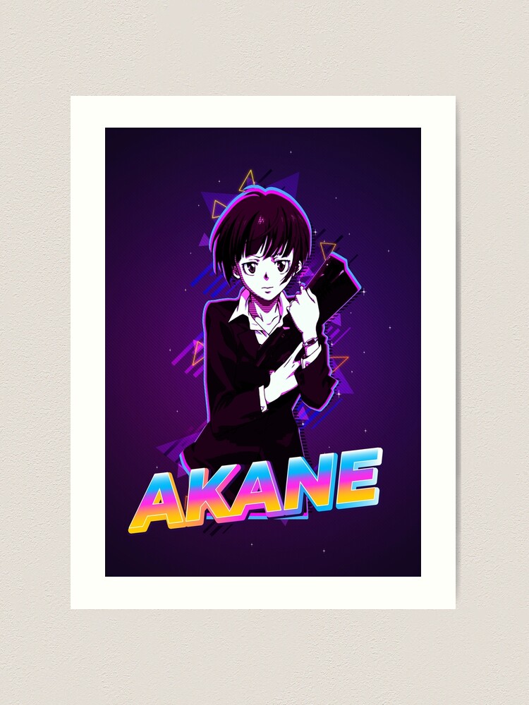 Akane Tsunemori Psycho Pass Saiko Pasu Retro Landscape Design Poster for  Sale by Raiden Designer Shop