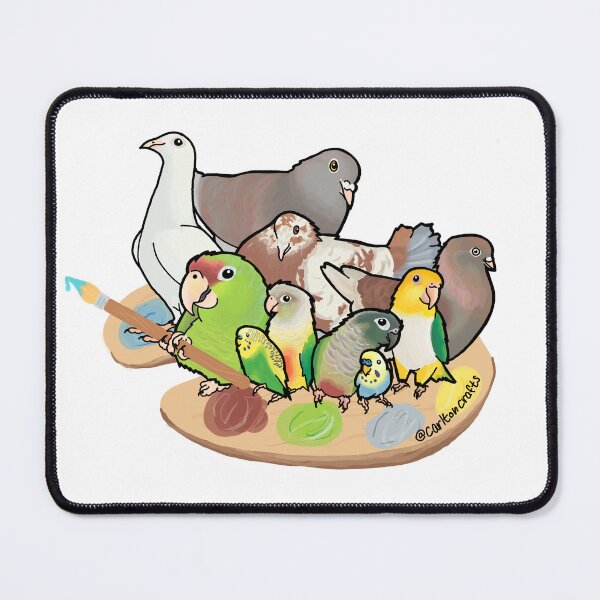 Item preview, Parrot and Pigeon Palate designed and sold by CarltonCrafts.