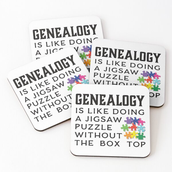Artikelvorschau, Genealogie ist wie ein Puzzlespiel - Liebhaber der Familiengeschichte entworfen und verkauft von DPattonPD.