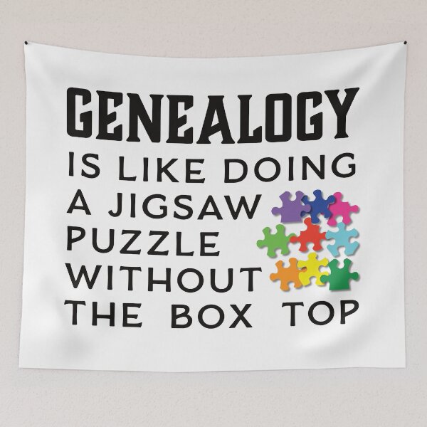 Item preview, Genealogy Is Like Doing A Jigsaw Puzzle - Family History Lover designed and sold by DPattonPD.