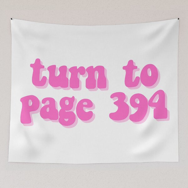 Item preview, Turn To Page 394 designed and sold by PinkPerfect.