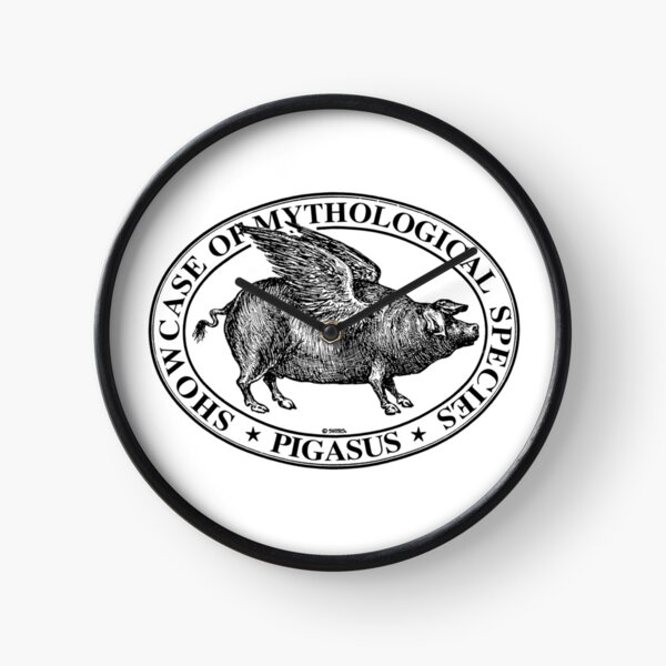 Pigasus negro Reloj