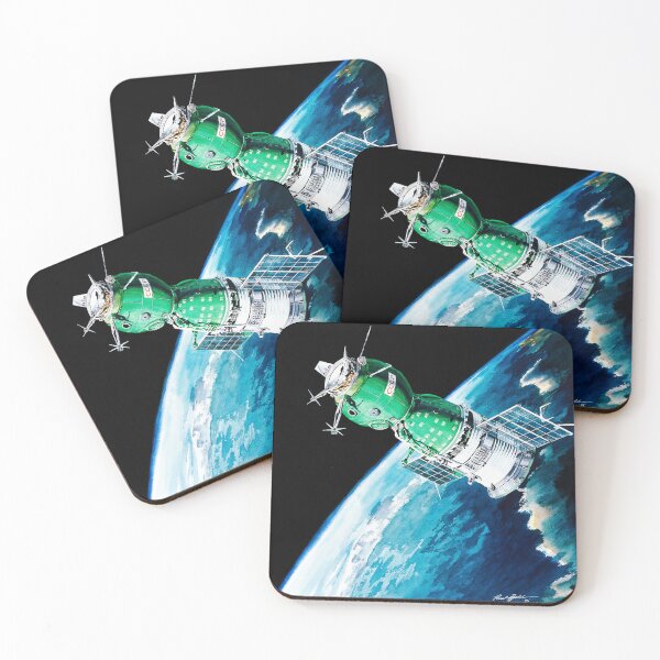 Item preview, Soyuz Spacecraft - 1975 Concept Art designed and sold by arthook.