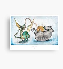 Attack of the Dragon Canvas Print