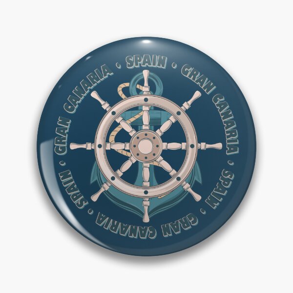 Item preview, Gran Canaria Spain Nautical Summer Anchor Design designed and sold by CynthiaGraphics.